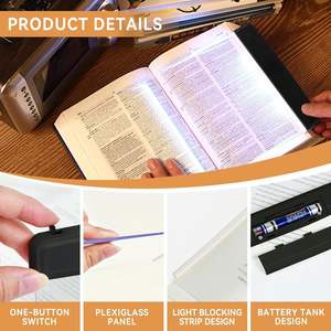 Lámpara de Lectura LED Portátil para Viajes, Dormitorio, Libros, Lámpara de Escritorio con Forma de Cuña, Venta al Por Mayor - Product Image 4