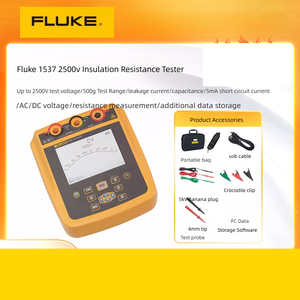 Testeur de résistance d'isolement 1535/1537 Mégohmmètre 2000V avec fonction de mesure des vibrations et prise en charge de la personnalisation OEM - Product Image 4