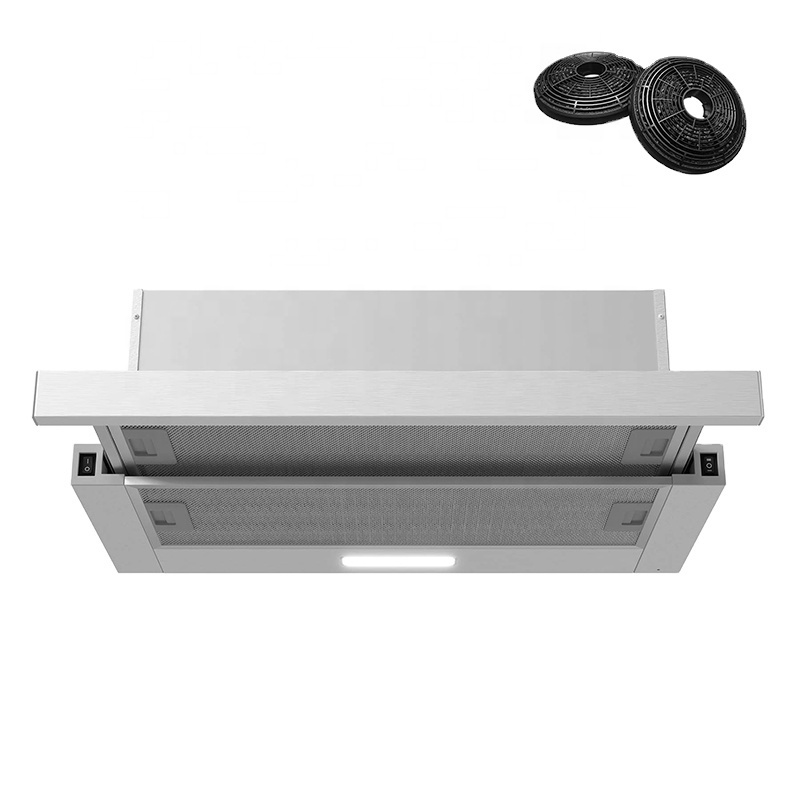 Stainless Steel Slim Kitchen Exhaust Range
