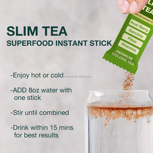 Service OEM Thé instantané mince en poudre Thé chaud ou glacé Boissons Améliorez l'énergie et détox avec le thé aux herbes Matcha - Product Image 5