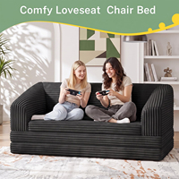 Kompaktes Multifunktionales Klappbares Bodensofa-Bett mit Rückenlehne für Schlafzimmer Wohnzimmer Heimbüro Studentenwohnheim