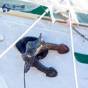 <span class=keywords><strong>Ancre</strong></span> <span class=keywords><strong>marine</strong></span> de chaîne de bateau d'ancres d'acier de fonte peintes par noir pour les navires et les bateaux marins - Product Image 5