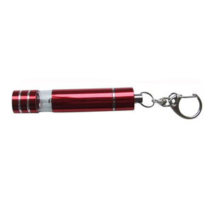 Custom Logo Mini Aluminum LED Retractable Keychain Flashlight