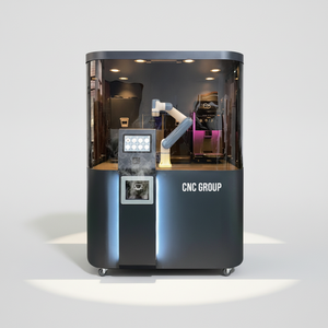Machine à café automatique <span class=keywords><strong>de</strong></span> type barista robotisée pour l'extérieur avec paiement par carte <span class=keywords><strong>de</strong></span> crédit et code QR pour les centres commerciaux - Product Image 1