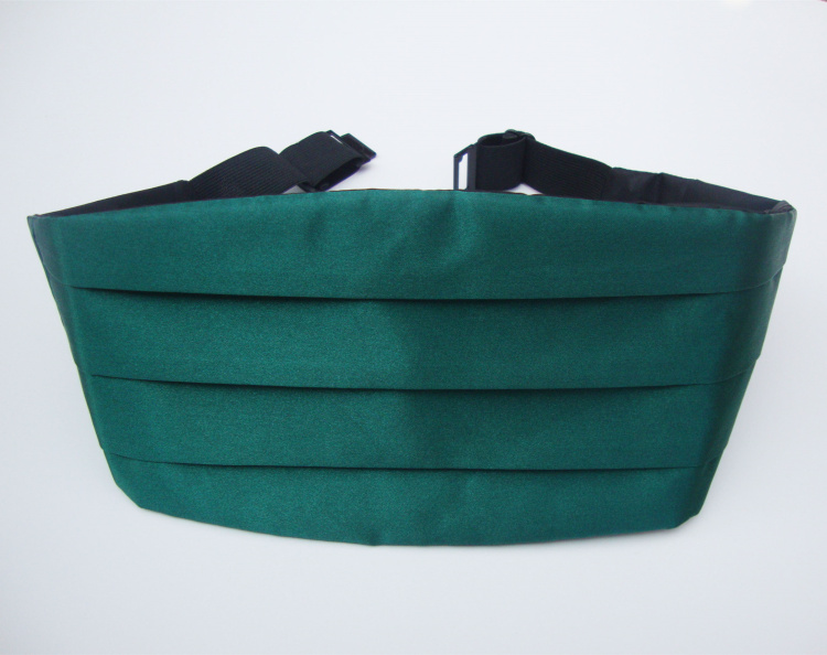 Cummerbund из 100% полиэстера зеленого цвета