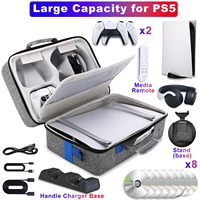 Housse de protection Eva sac pour Ps5 Console sac de rangement pour Ps5 accessoires de jeu étui de transport bagages de voyage