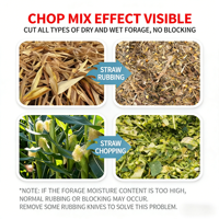 Machine de découpe d'herbe multifonctionnelle en gros pour l'alimentation animale, idéale pour l'élevage de bovins, ovins et caprins