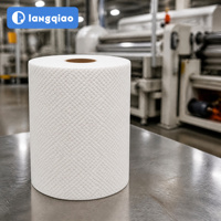 Rouleau de papier essuie-tout TAD personnalisé, marque privée, fabricant OEM, doux, résistant, jetable, haute absorption pour usage domestique