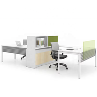 Cloison de séparation acoustique pour bureau avec système de panneaux modulaires connectables pour poste de travail en îlot et espace professionnel