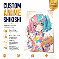QM Caja Japan Anime Super Dragon Fan Art Blind Box Toys Harga Grosir Murah Kartu Koleksi Booster Art Shikishi Board