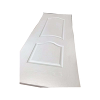 Peau de porte moulée en mélamine hdf de texture de 3mm pour la fabrication de portes
