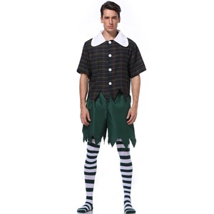 Baige Sexy scozzese Costume da uomo Kilt adulto Hot Scottie Set Costume di Halloween - Product Image 2