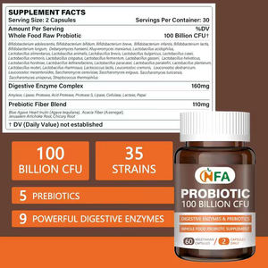 Cápsulas de Probióticos Personalizadas con Enzimas Digestivas y Prebióticos - Mejora la Digestión, Alimenta las Buenas Bacterias y Equilibra el Intestino - Product Image 2