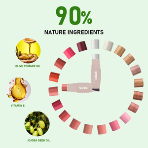 Rubor Mineral Vegano Libre de Crueldad Animal, Marca Privada, Logotipo Personalizado, Tinte para Mejillas y Labios, Maquillaje OEM, Barra de Rubor con <span class=keywords><strong>Brocha</strong></span> - Product Image 3