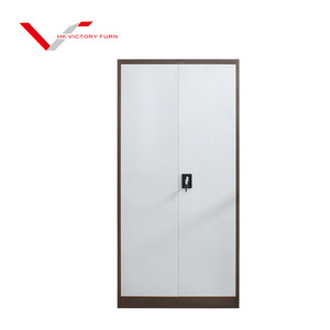 Meuble de classement commercial en gros, armoire de bureau métallique à 2 portes battantes en acier avec 4 étagères - Product Image 3