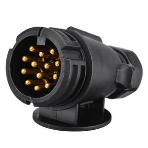 Adaptador de Enchufe de <span class=keywords><strong>13</strong></span> Pines para Remolque, Conector de 12V para Barra de Remolque, Enchufes Impermeables, Adaptador de Enchufe para Automóvil, Camió<span class=keywords><strong>n</strong></span>, Caravana - Product Image 2