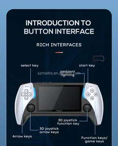 Progetto di vendita calda X Console di gioco portatile portatile retrò supporto multilingue HD uscita TV Console per videogiochi classica - Product Image 3