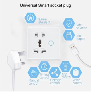 Enchufe de Pared Inteligente Tuya con Control por Aplicación Móvil, ZigBee, Wi-Fi, para Uso Industrial, Enchufe de Pared de 5 Pines, Tipo M <span class=keywords><strong>Indio</strong></span>, con Monitor de Energía - Product Image 3