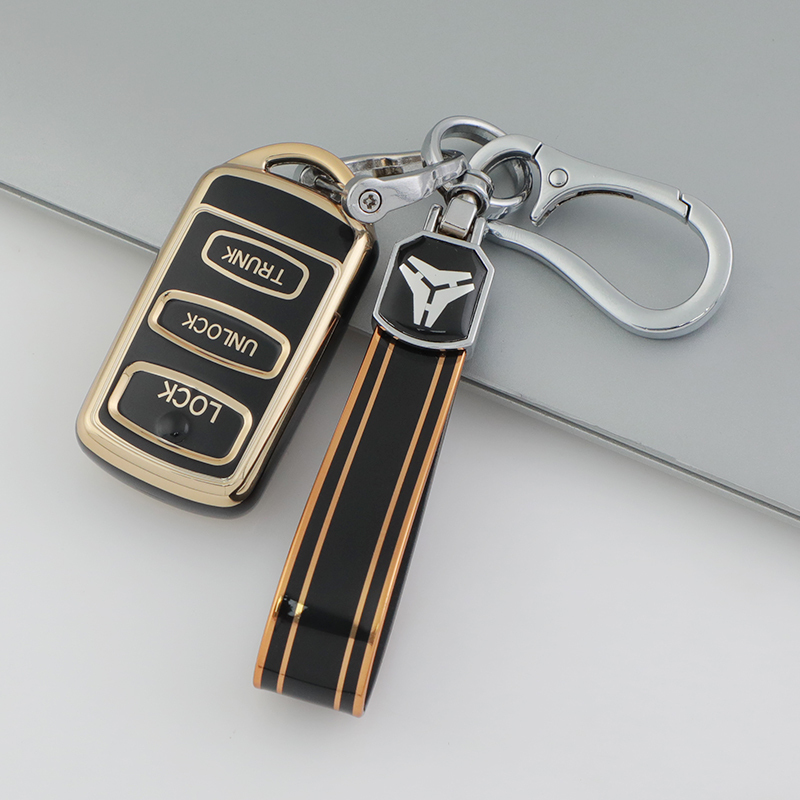 3 Button Black + Keychain