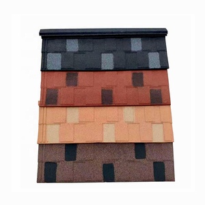 Ne se décolore pas Garantie de tuile en acier revêtue de pierre 50 ans Revêtement de sable Feuille de <span class=keywords><strong>toiture</strong></span> en métal Bardeaux à secouer <span class=keywords><strong>ardoise</strong></span> - Product Image 2