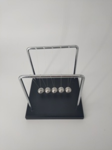 Classic Home Office Decor Fisica <span class=keywords><strong>di</strong></span> <span class=keywords><strong>Newton</strong></span> Culla Balance Balls palla altalena Con Base In Legno - Product Image 4