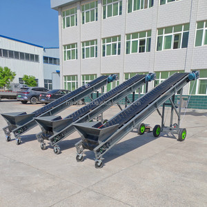 Convoyeur à bande mobile haute efficacité de marque Mingjing, certifié CE, vitesse 50 m/min, puissance 2,2 kW, neuf, pour l'extraction de pierres, gravier et sable - Product Image 5