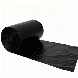 Üretici ucuz çevre dostu 81.5x110.5cm büyük rulo çöp torbası ağır plastik biyobozunur çöp torbası - Product Image 4