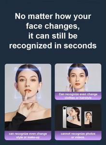 قفل ذكي للمنزل يتحكم به عبر تطبيق تويا واي فاي مع التعرف على الوجه ثلاثي الأبعاد وبصمة الإصبع وكاميرا للباب الأمامي - Product Image 3