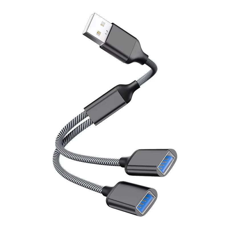 พอร์ต USB เป็นพอร์ต USB คู่ (สีดำ)