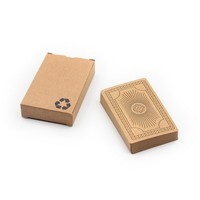 Carte de poker à jouer personnalisée professionnelle 300 g/m² boîte personnalisée cartes à jouer noires en gros carte de poker