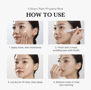 Notte cura collagene notte notte avvolgente maschera Peel Off PRO collagene attivato per la cura del viso lacrima maschera maschera per gel Peeling <span class=keywords><strong>B</strong></span> - Product Image 2