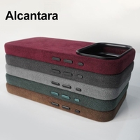 Étui en microfibre Alcantara de qualité supérieure en gros, protection intégrale avec bouton de caméra IA indépendant pour iPhone 18 Pro Max Duo