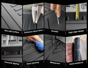 Alfombrillas para Maletero LC Compatibles con <span class=keywords><strong>Toyota</strong></span> Gravias, Highlander, <span class=keywords><strong>Corolla</strong></span>, Rui Fang, Vios, <span class=keywords><strong>Toyota</strong></span> BZ3 y Fenglanda - Product Image 6