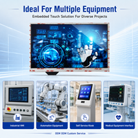 10,1 Zoll Air Bonding TFT LCD Modul PCAP Touchscreen LVDS Display I2C Touch 1024x600 G+G ILITEK Touch-Controller für Embedded-Anwendungen