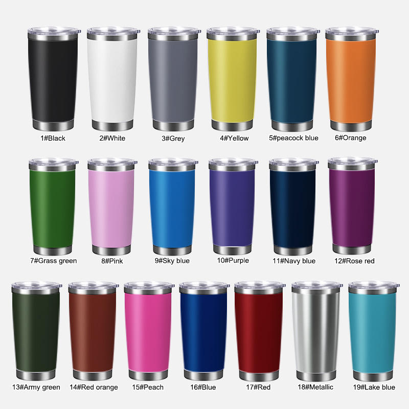 couleurs 20oz