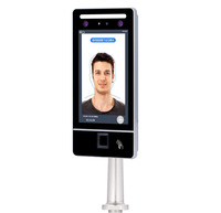Terminal de Control de Acceso y Asistencia con Reconocimiento Facial y de Venas de la Palma de la Mano, Serie Metálica Impermeable de 7 Pulgadas