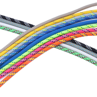 Corde statique de sécurité pour l'escalade et la descente en rappel, 6 mm, en nylon, pour les activités de plein air