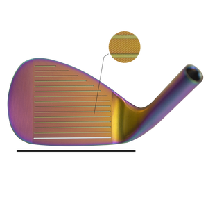 Cale de golf Lob à l'approche du sable OEM Cale de golf galvanoplastie colorée personnalisée - Product Image 4