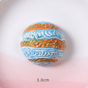 Yiwu Wintop Offre Spéciale Espace Univers Série Terre Météorites Conception Dos Plat Résine Cabochon Charmes - Product Image 3