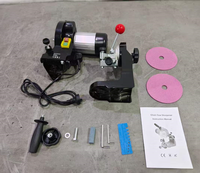 Affûteuse de chaîne électrique 230V 110V Professionnelle, Meuleuse de chaîne réglable multi-angles, Affûteuse de chaîne de banc 230W 3000RPM