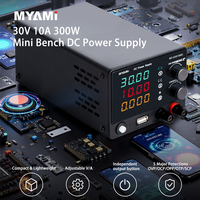 Alimentation de laboratoire MYAMi, alimentation CC variable 30V 60V 5A 10A réglable, affichage LED 4 chiffres, sortie unique 9V2A 18W, charge rapide USB