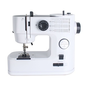 Machine à coudre surjeteuse domestique à double aiguille et double fil, 40 motifs de points, mini machine à coudre - Product Image 2