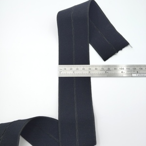 Ropa de tacto suave, correas elásticas anchas de 10cm, accesorios, lazos de bloque, textiles, ropa, cuello, sarga trenzada ecológica baja - Product Image 2