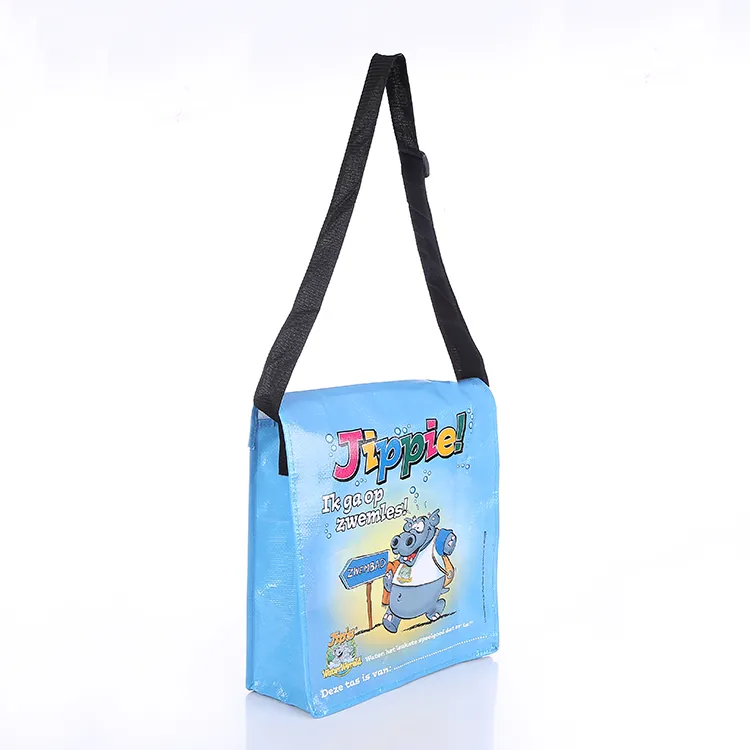 Wholesale Recycled Laminated PP Woven Tote Bags Custom Printed Grocery Promotional PP Woven Bag