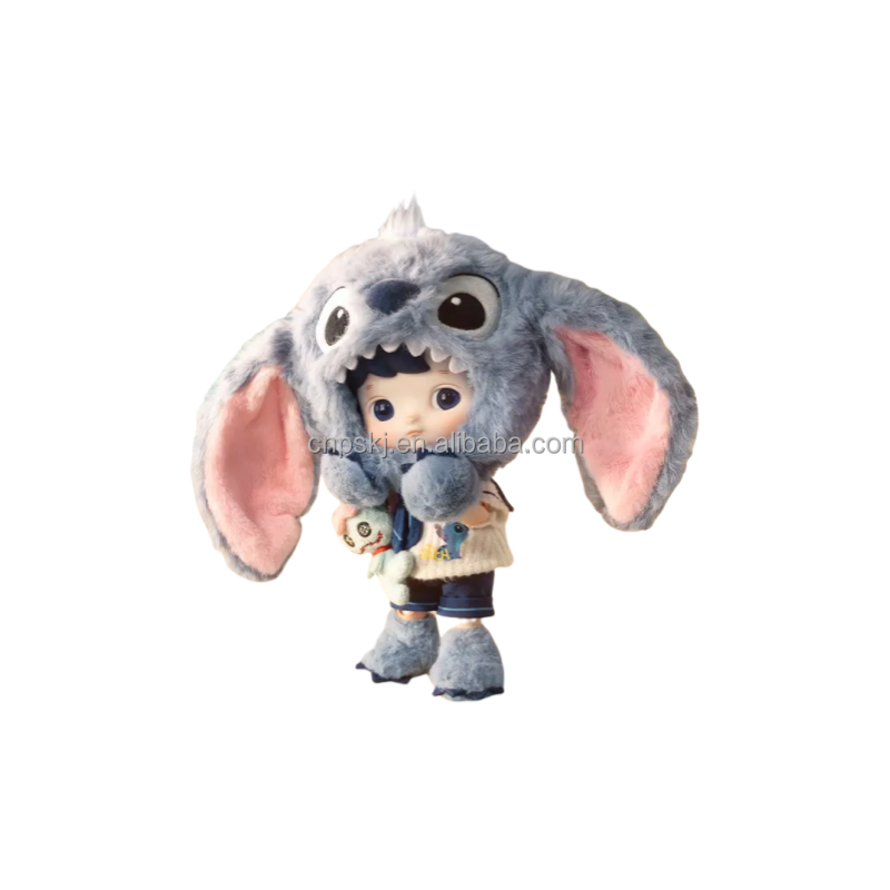 ぬいぐるみ Popmart Hacipupu Stitch 1/8 Figure Pop Mart HACIPUPU Stitch 1/8 Action Figure - Collectible Toy