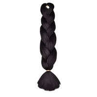 Kanekalon fibre jumbo tresse différentes couleurs et longueur jumbo tressage cheveux pour le choix