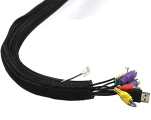 ZSC Haute Qualité PET Extensible Tressé Flexible Câble Gaine Câble Organisation et Rangement Accessoire - Product Image 4