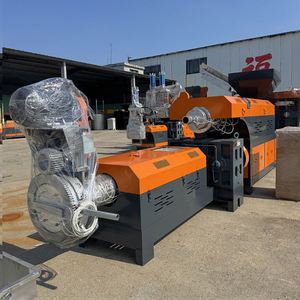 เครื่องอัดรีดแบบสกรูเดี่ยวพร้อมหน้าจอสัมผัสสำหรับตรวจสอบระยะไกล  หน่วยกำจัดก๊าซและดูดควัน  ผู้จัดจำหน่าย  แผงควบคุมการทำงาน - Product Image 4
