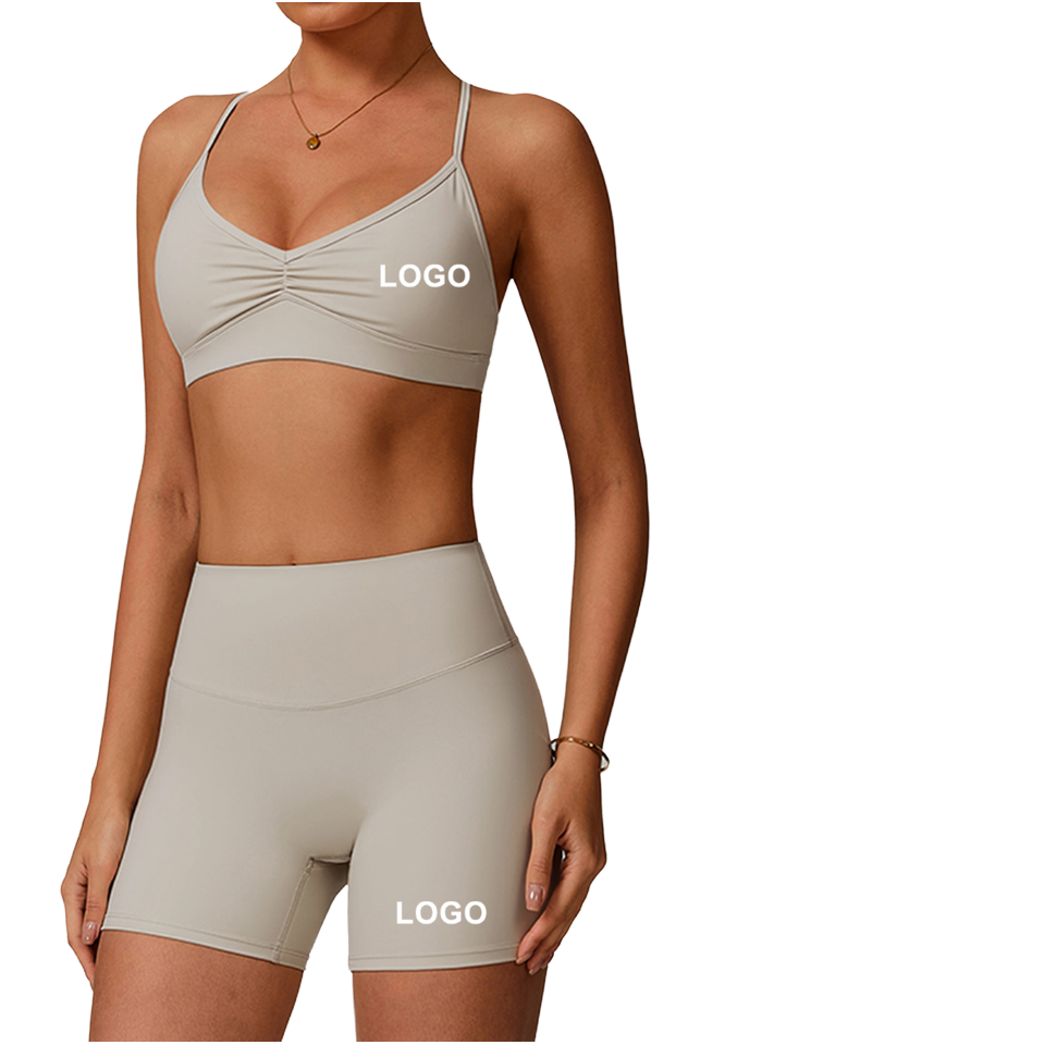 Women's XL High-Waisted Yoga Sports Running Suit Quick-Drying Fitness Clothing Breathable Cross-Border Solid Elastic Waist