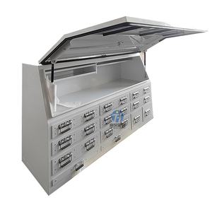 <b>Waterproof</b> Aluminum <b>Tool</b> <b>Box</b> With Drawers for Ute Trucks Tray and Tradesman Aluminum Side Opening Canopy - Product Image 3